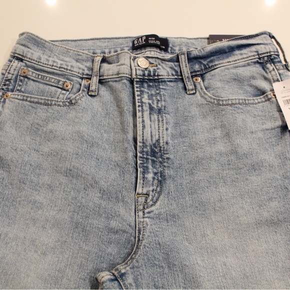 NWT Gap High Rise Vintage Slim Light Blue Denim Jeans (Size 10) - Picture 3 of 14